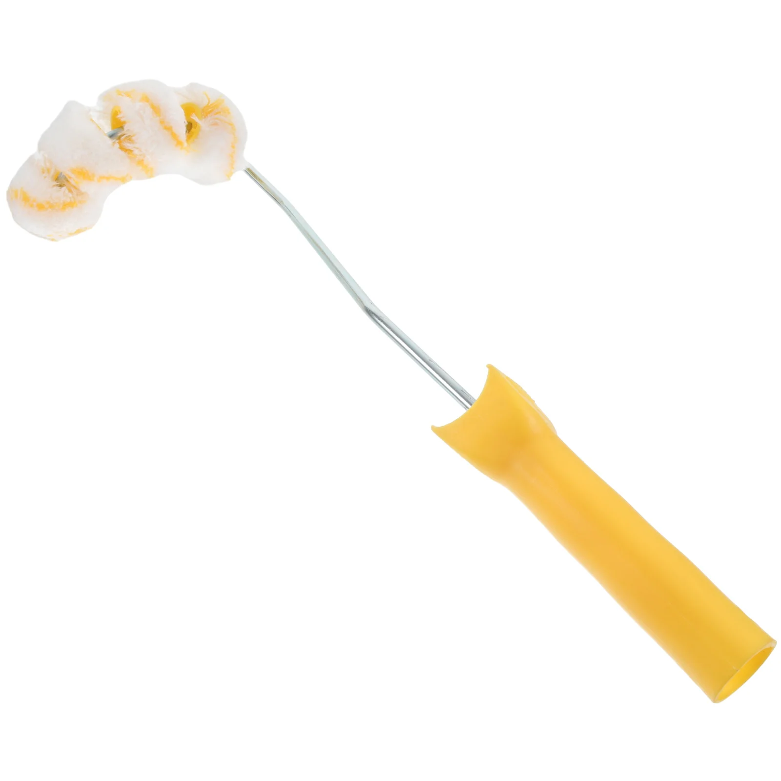 

1Pcs Wheels Tube Roller Brush Firefighting Paint Brush Lightweight Durable Handle Pipe Painting Tool for Fences Furnitures