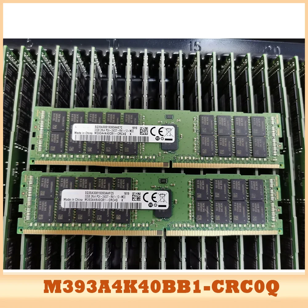 

1PCS For Samsung DDR4 2400 Server Memory RAM 32GB 2Rx4 PC4-2400T-R 19200 M393A4K40BB1-CRC0Q