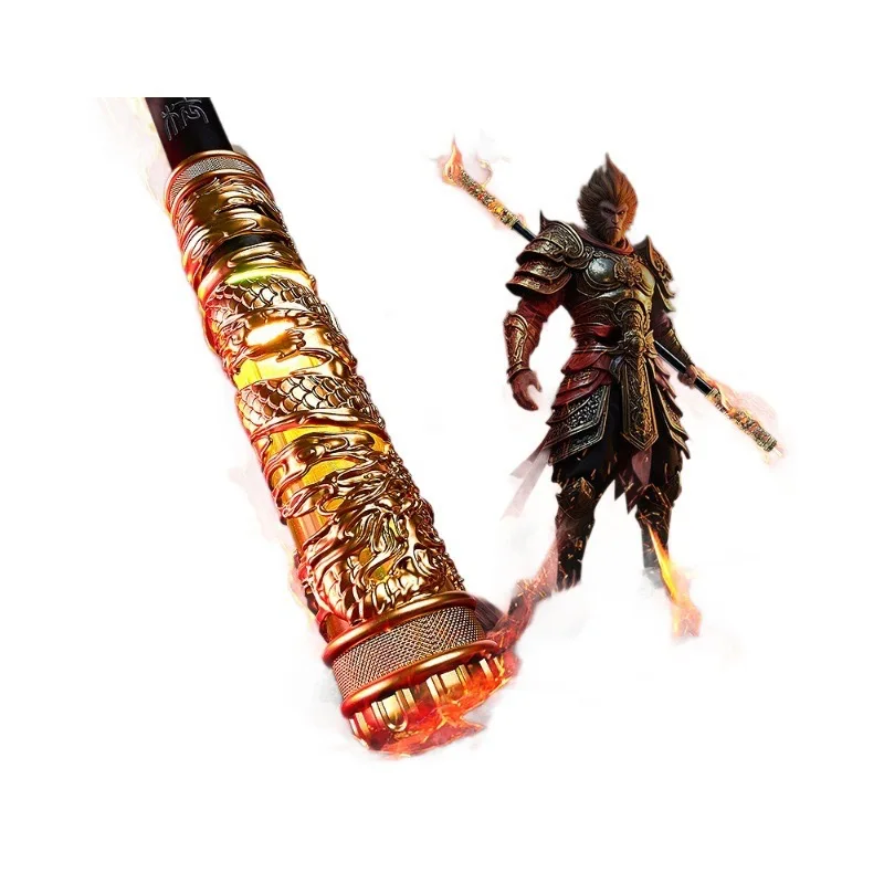 야외 휴대용 EDC 음성 제어 텔레스코픽 골드 후프 스틱 블로잉 유도 음성 인식 숏 스틱