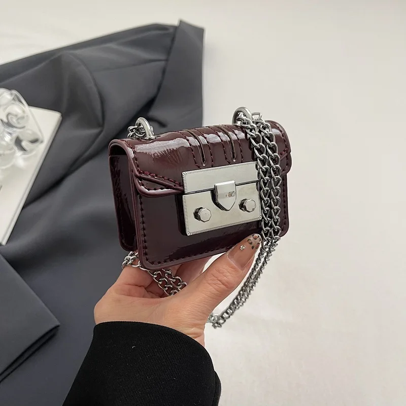 

Mini Crossbody Bags For Women Designer Bags Luxury Chain Shoulder Coin Mini Purse Cute Small Square Box Lipstick Bag