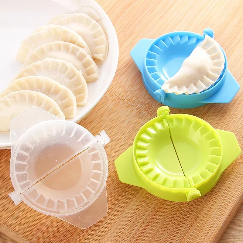 Dumpling Mold with Handle DIY Dumpling Maker Mould Easy Manual Jiaozi Form Wrapper Presser Mould Kitchen Artifact for Family