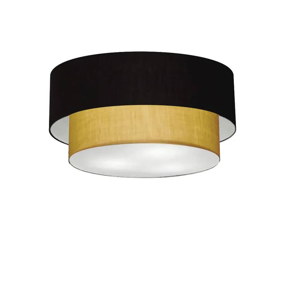 SE-3062 Dome Color Black Straw Plafon For Cylindrical Living Room