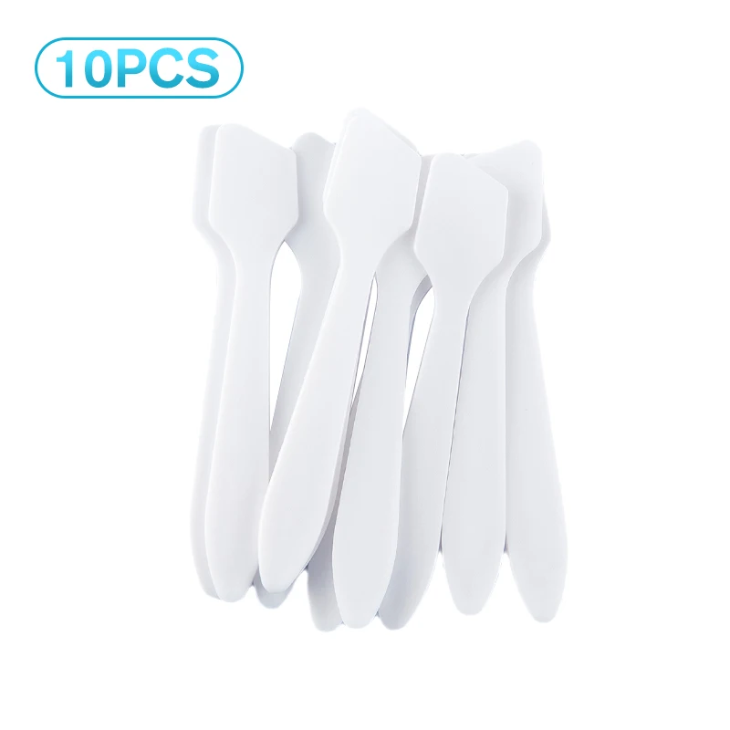 10Pcs Mini Cosmetic Spatulas Scoop Face Cream Makeup Mask Mixed Spoon Beauty DIY Tools Eye Facial Makeup Applicator Sticks