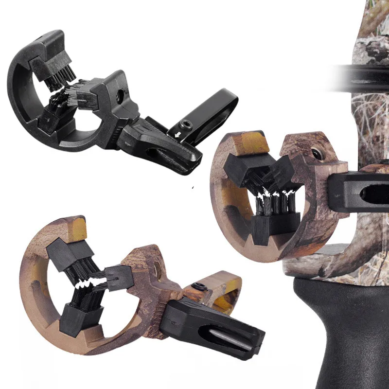 

Camo/Black Arrow Rest in TP811 For Compound Bow Archery Brush Capture Arrow Rest with 3 Brushes shooting Bow Accessory