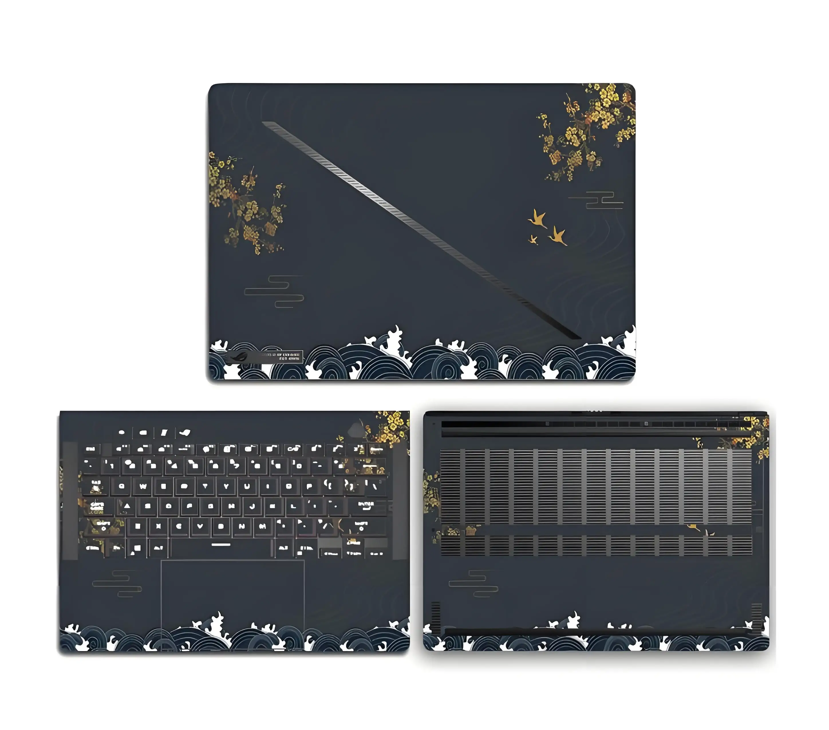 Pre-Cut Sticker For ASUS ROG Flow X16 GV601 X13 GV301 GV302 G15 GA503 G16 GU605 GU603G14 GA401 GA402 GA403 GU604 GZ301 GZ302