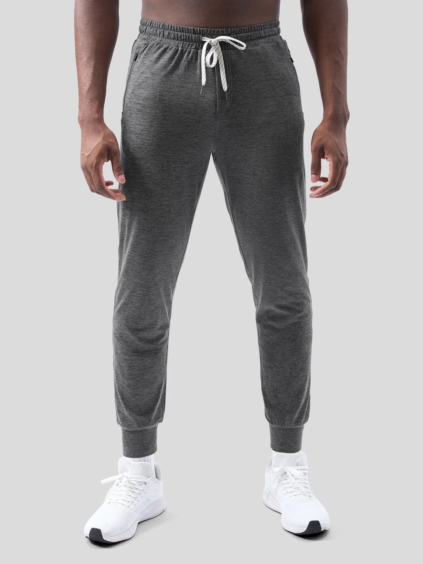

Men's Moisture Wicking Athletic Joggers Tapered Workout Pants with Secure Zip Pockets for Gym Running Sweatpants Man Clothings