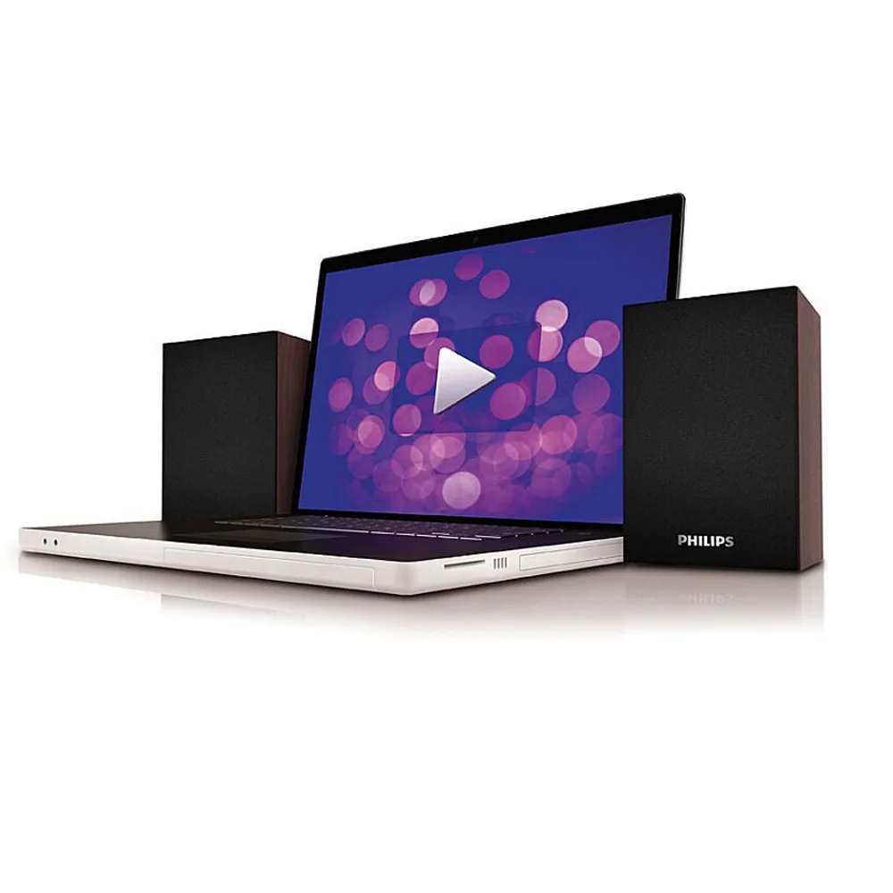 Imagem -05 - Alto-falantes Bluetooth Alto-falante ao ar Livre Music Player Hifi Stereo Sound Subwoofer para Computador Desktop Celular Philips-spa20