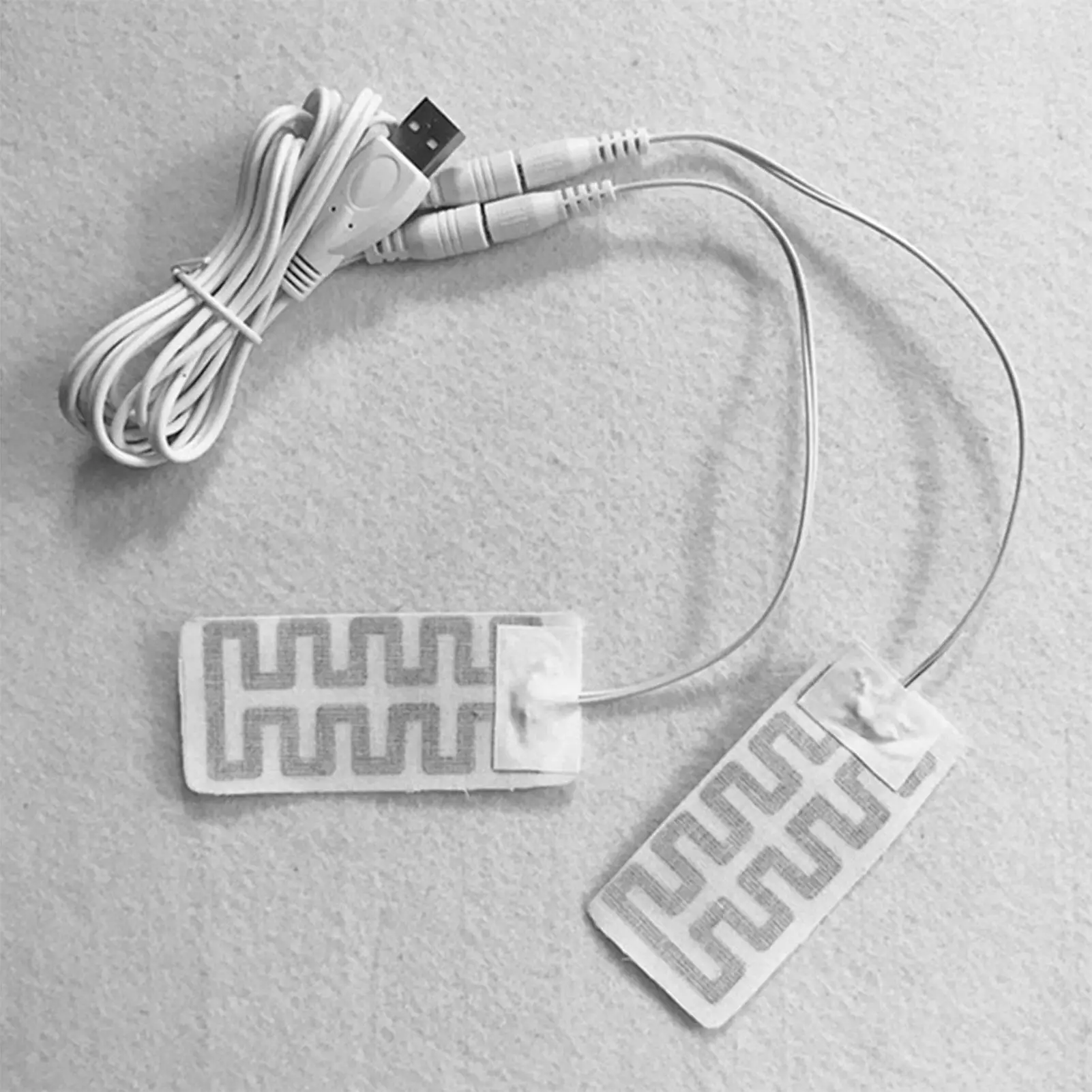 

USB Heating Film Electric Gloves Heater Pad USB Heated Gloves Pad Winter Outdoor Hand Feet Warmer for Winter Cold Weather