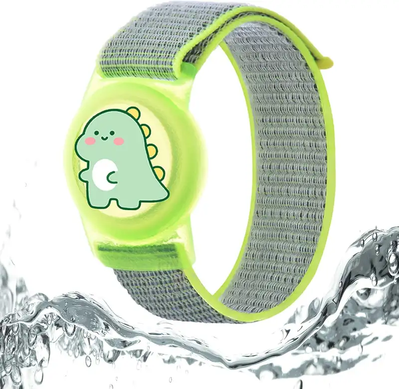 AirTag Bracelet for Kids, Waterproof Cute Cartoon Air Tag Holder for Kids with Full Coverage Design Silicone Hidden Wristband - Image 27