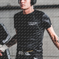 2025 new ASKARI FIGHTER fighting T-shirt fashionable 3D printed KOTS underground boxer short sleeved quick drying top 100-6XL