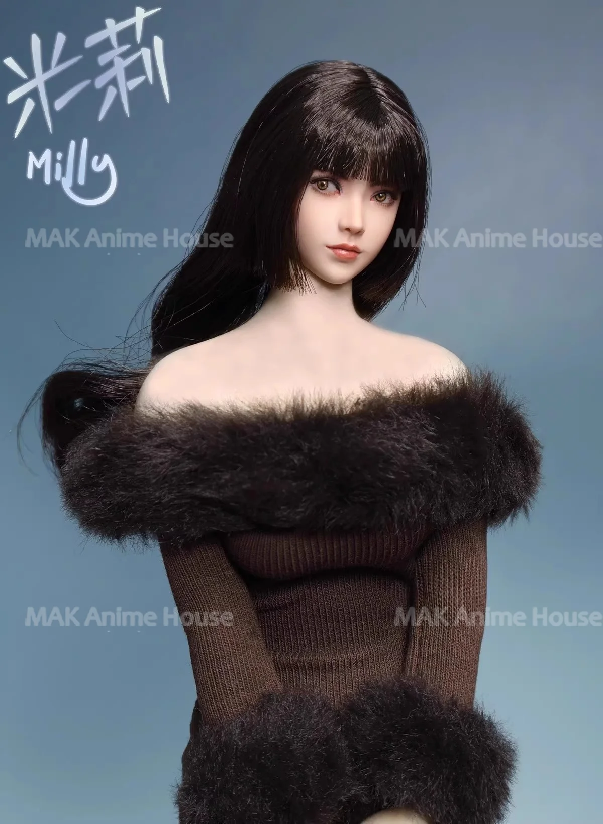 JKTOYS K-007 1/6 Bellezza Asiatica Dolce Milly Occhi Mobile Testa Sculpt Intagliare Misura 12 ''Femmina Soldato Action Figure Corpo