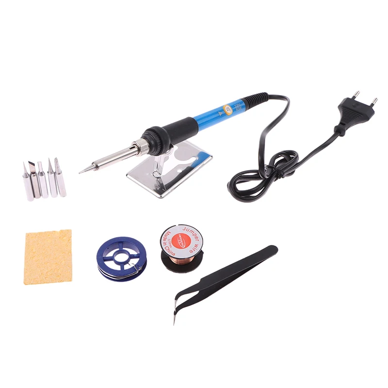 Adjustable Temperature Electric Soldering Iron 220V 60W Multifunctional Welding Solder Rework Station Heat Repair Tools