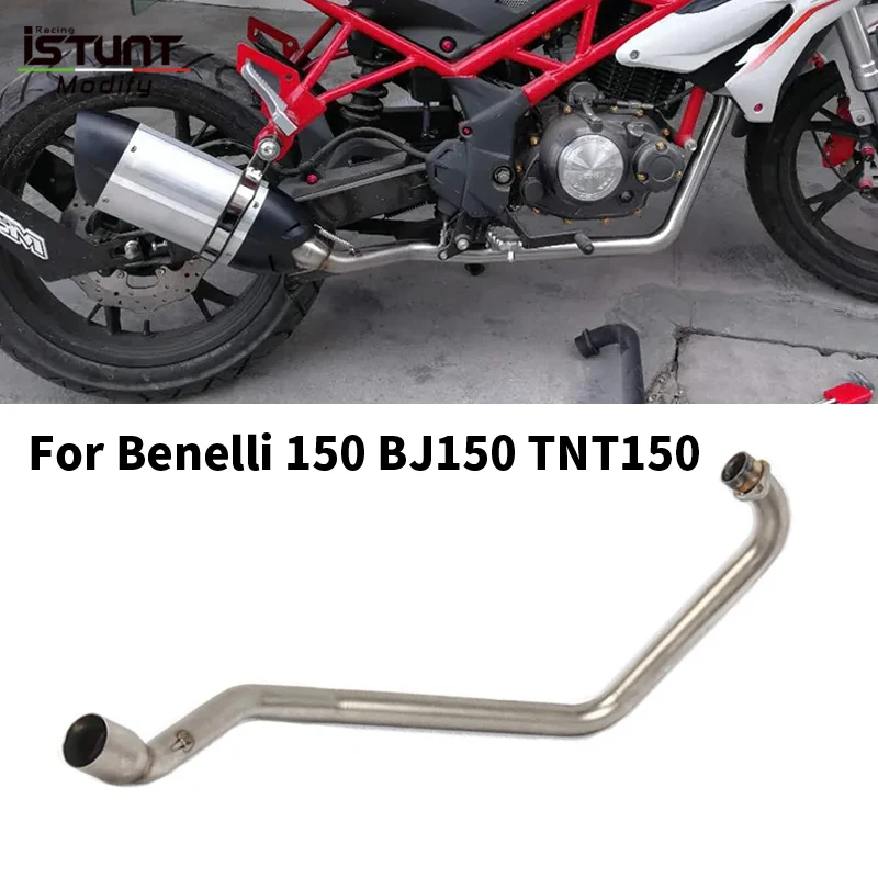 

For Benelli 150 TNT150 Motorcycle Exhaust Pipe Escape Moto Modified Stainless Steel Front Link Pipe Connection 51mm Muffler