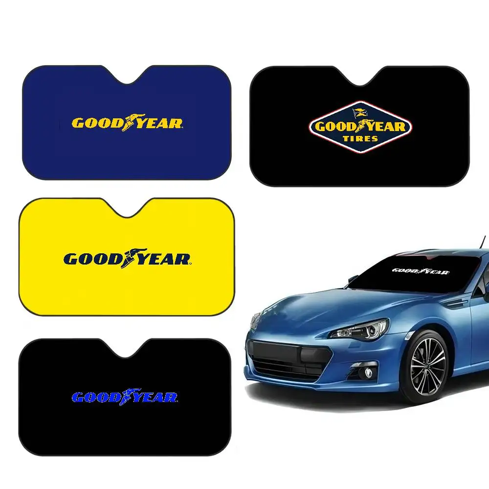 Good Year Tires Car Windshield Sun Shade for Car SUV Truck Front Window Sun Shade Accessory Visor Protector Shield Cover