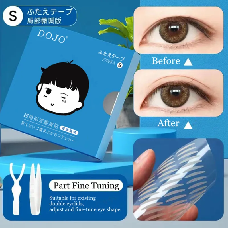 180/270PCS Double Eyelid Tape Invisible Eyelid Lift Band Self Adhesive Paste Fiber Waterproof Free Glue Eye Stickers