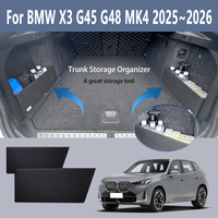 For BMW X3 G45 G48 2025~2026 25 MK4 Multifunction Trunk Storage Partition Storage Auto Interior Parts Organizer Car Accessories