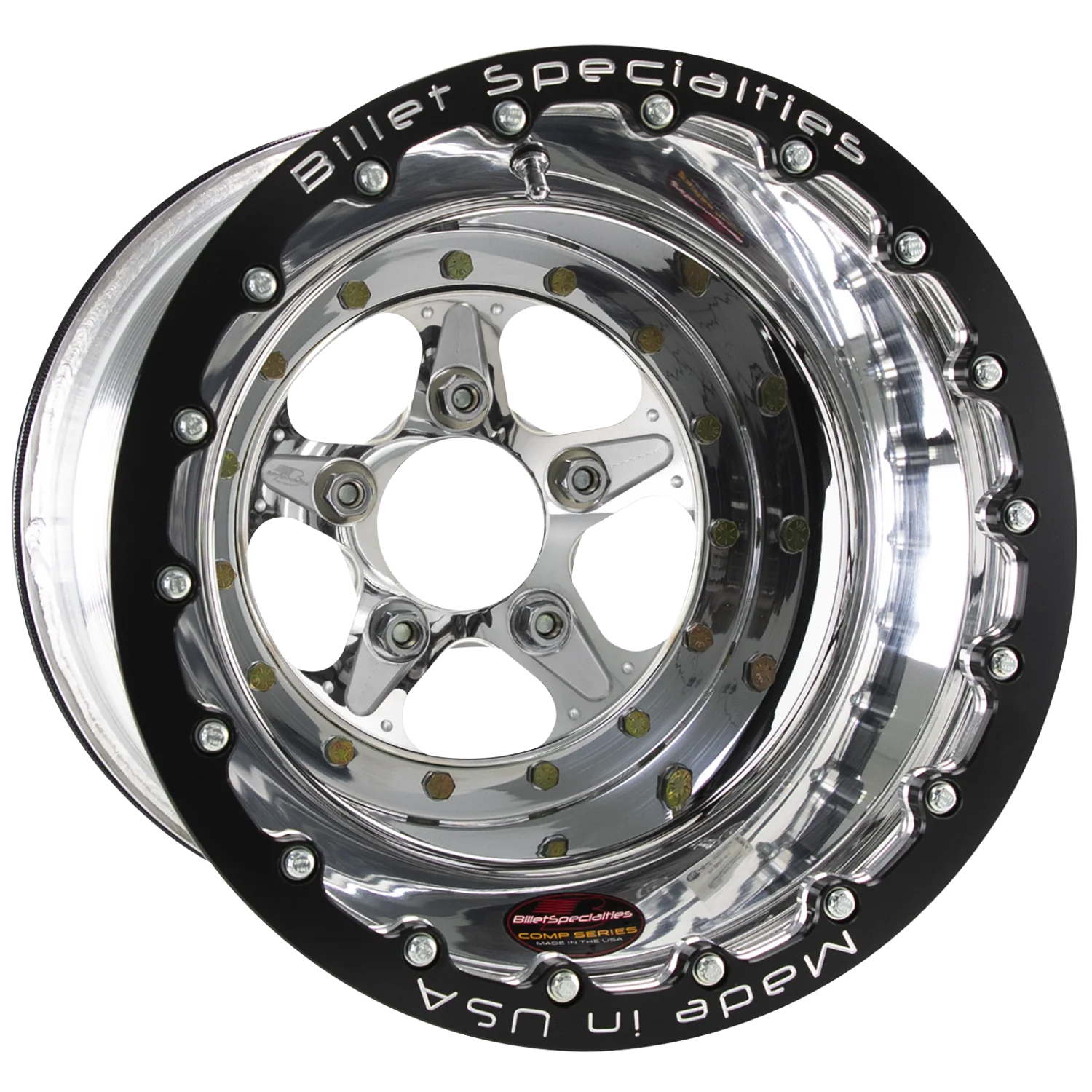Billet Specialties COMP 5 - Single Ball Locking Rear Wheel, High Quality Trailer Wheel For Camaro Corvette C7