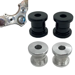 CNC Aluminum Handlebar Riser Bushings Fit For Harley Softail Dyna Sportster XL 1986-2017