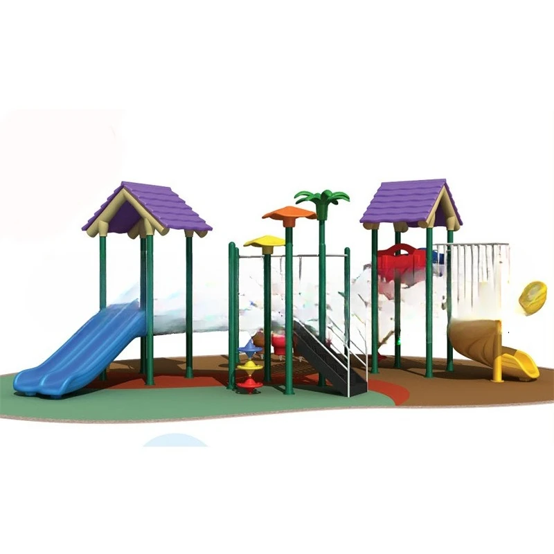 Outdoor playground slide, outdoor children's mini slide combination, kindergarten small amusement equipment