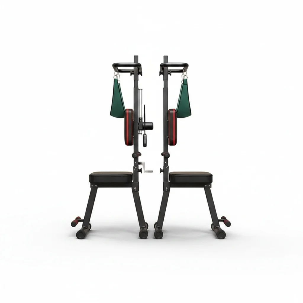 

Electric Cervical Traction Chair, Steel Frame Spine Support, Neck Stretcher Device, 103x33x27cm Lumbar Stretch, Home Use