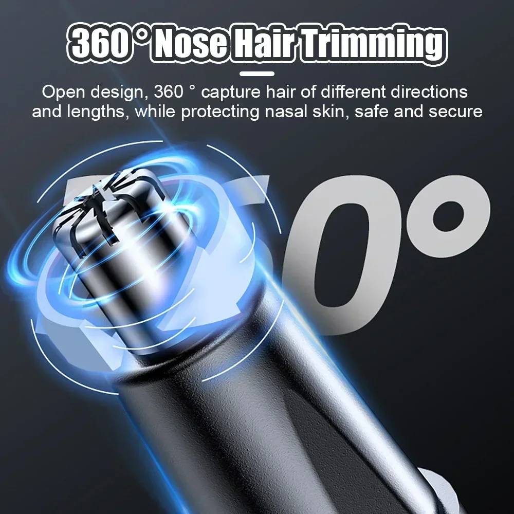 Electric Nose Hair Trimmer For Men Battery Model Trimming Nose Hair Women Nostrils Trim The Hair Scissors Nasal Hairs Knife