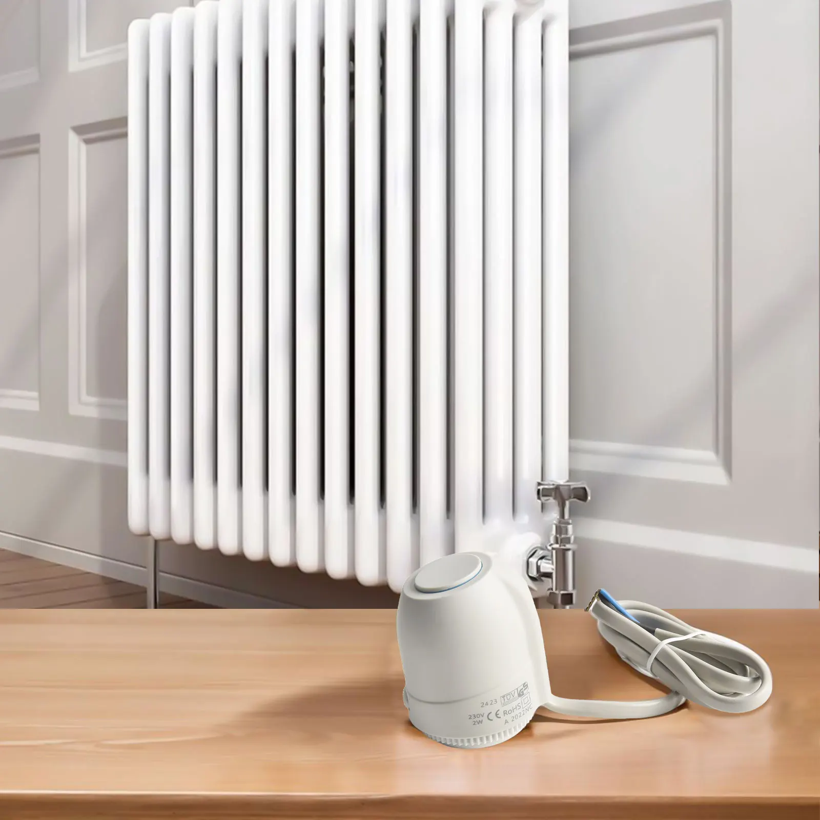 

Versatile AC230V Electric Heating Actuator Manifold for Floor Heating Thermostat Suitable for Multiple Applications