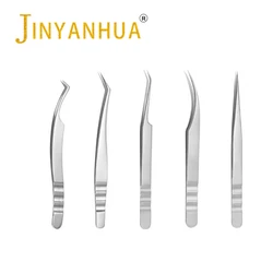 Eyelash Extension Tweezers Volume Isolation Precise Lash Clips Nano Technology Lash Blossoming Grafting Application Tool Tweezer