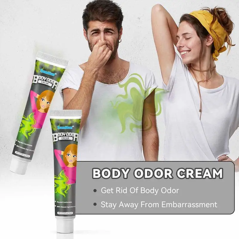 Body Odor Remove Cream Underarm Bad Smell Sweating Removal Armpit Refreshing Deodorant Cream Body Cleaning Care Remove Odor