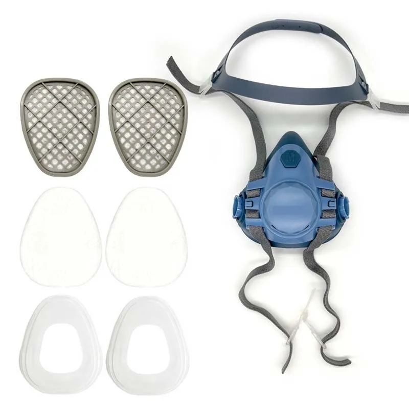 Silicone Protective Gas Mask Half Mask For Chemical Industry Decoration Pesticide Formaldehyde Welding