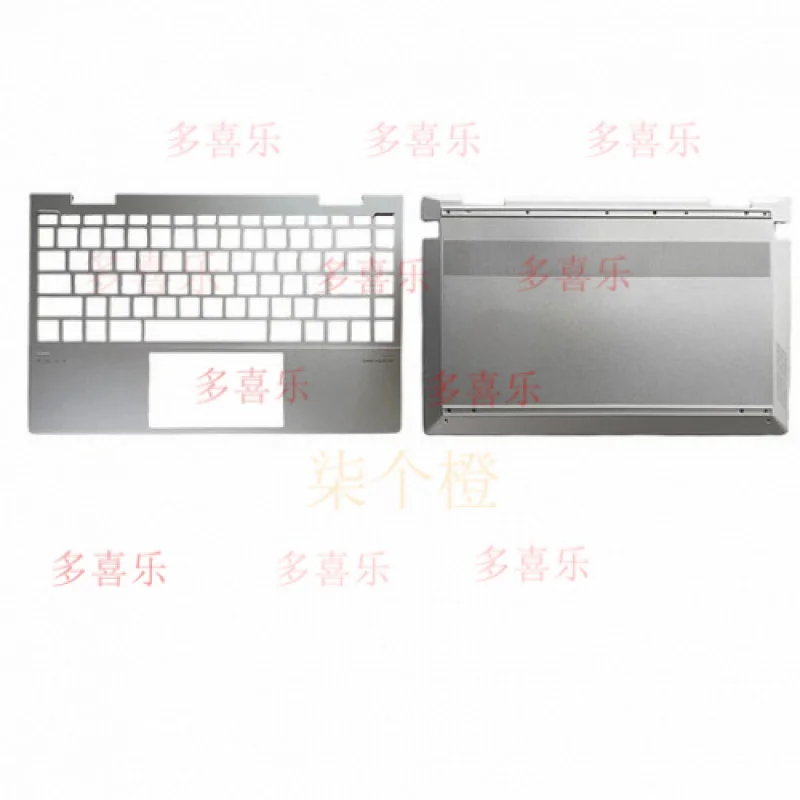 ZZMM   New For HP ENVY X360 13-AY TPN-C147 LCD Back Cover Palmrest Bottom Case Silver