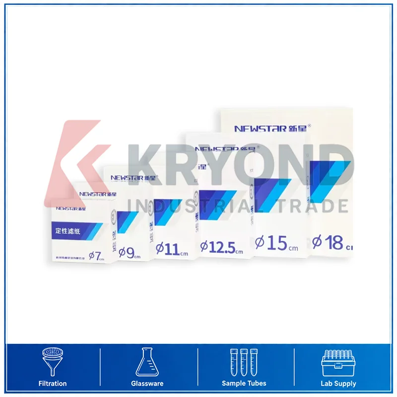 Qualitative Filter Paper Circular Fast Speed 7cm 9cm 11cm 12.5cm 15cm 100pcs Research Use Application Series Pack Sampling Set