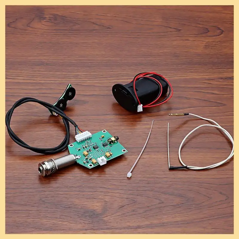 

AA90-Guitar Equalizer Guitar Pickup Guitar Piezo Pickup Onboard Preamp System For Acoustic Guitar