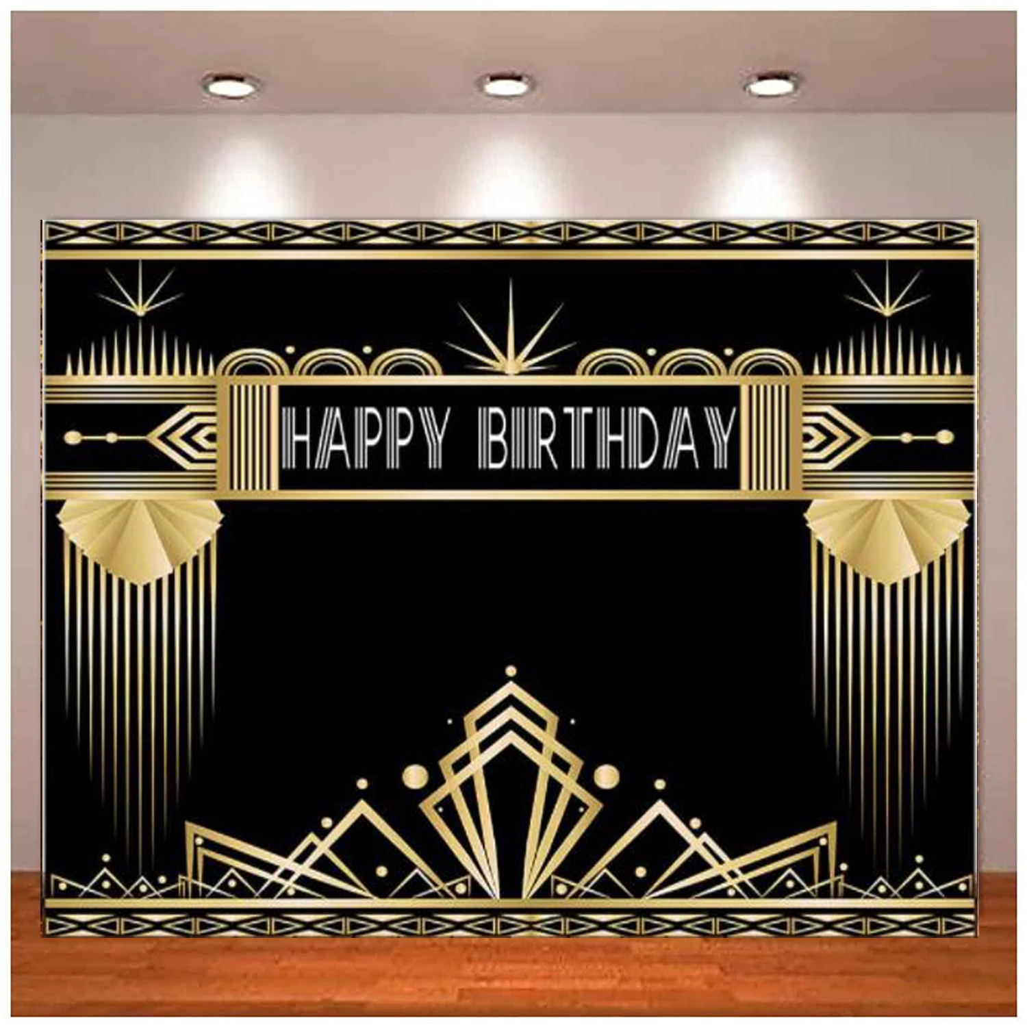 

Photography Backdrop Roaring 20s Retro 1920s Adults Birthday Party Decoration The Great Gatsby Theme Bday Parties Background