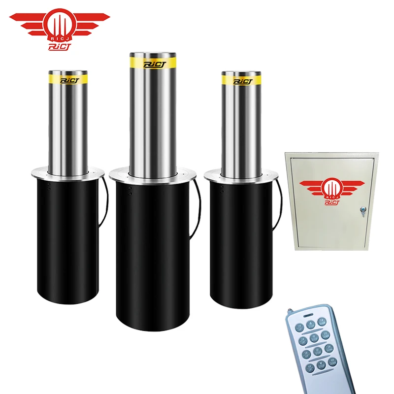 

Outdoor Residential Remote Control Barrier Automatic Road Block Barriers Automatic Rising Bollards Price