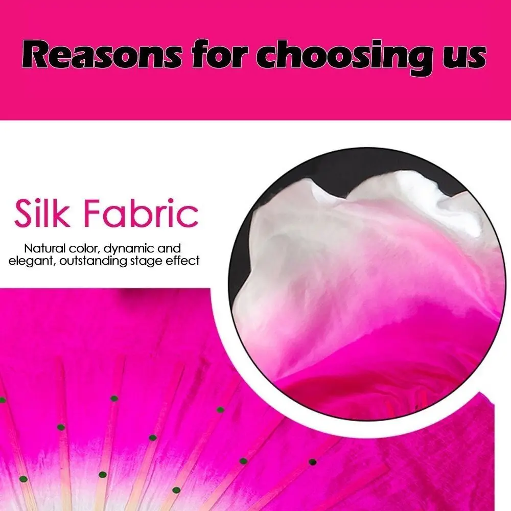 

26 см бамбуковый китайский короткий веер для танца живота 10 см полукруглый шелк 10 стилей бамбуковые веера детская ручная краска веер для взрослых