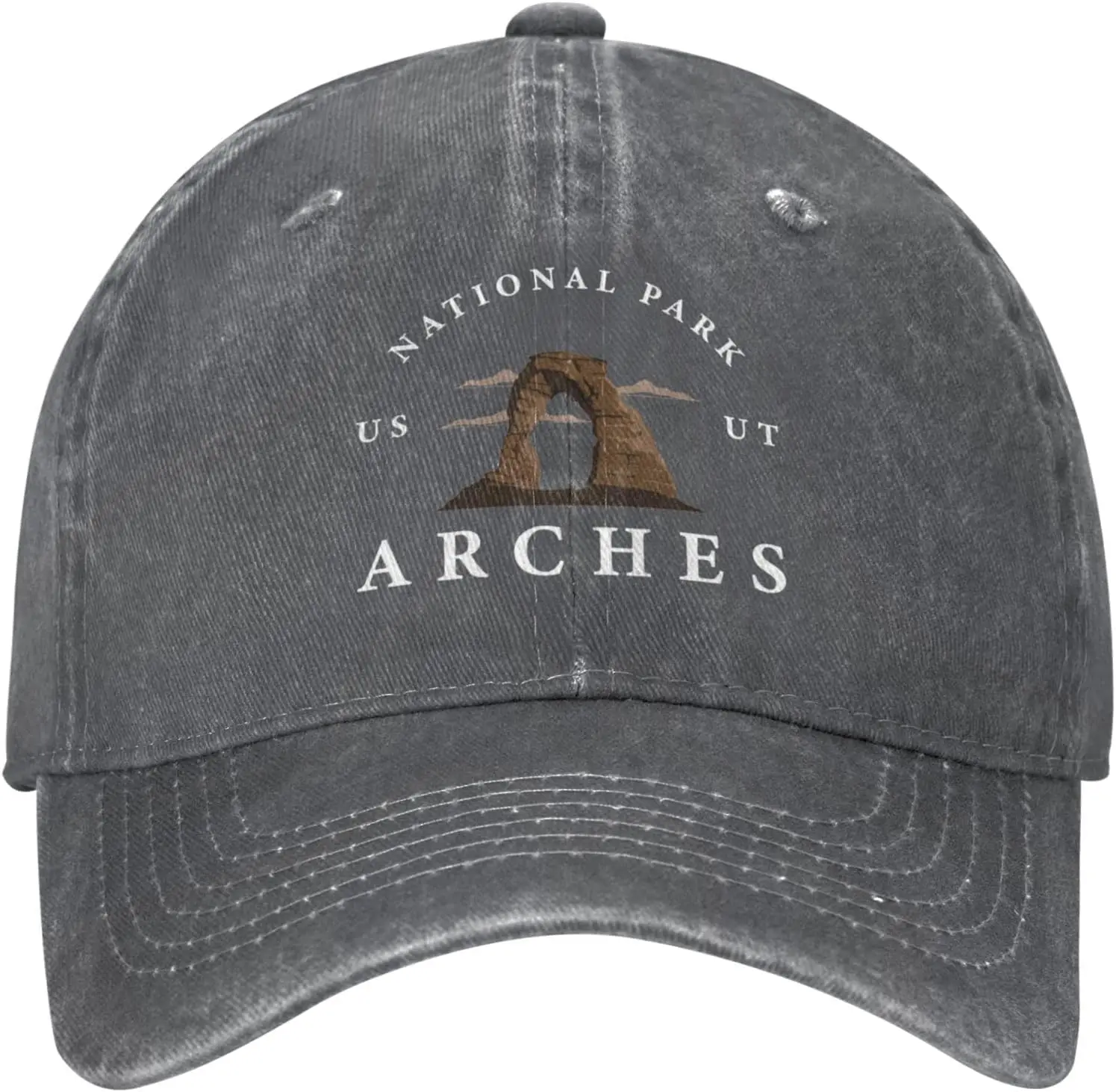 

Arches National Park Distressed Baseball Cap for Women Vintage Washed Cotton Adjustable Hats