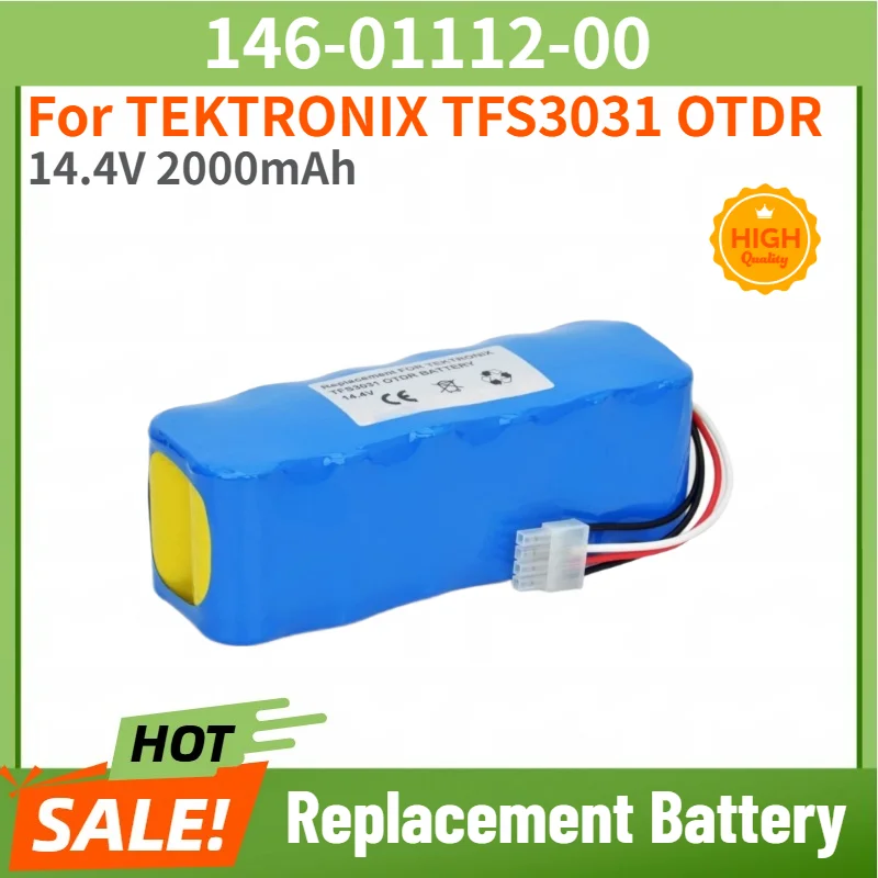 146-01112-00 High Quality Battery 14.4V 2000mAh for TEKTRONIX TFS3031 OTDR Replacement Battery