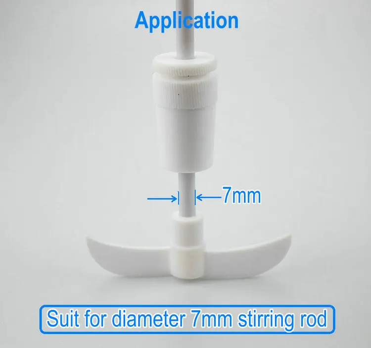 Imagem -02 - Laboratório Ptfe Agitação Plug 14 19 24 29 34 40 45 50 Apto para Garrafas de Vidro Química Laboratório Misturador Peças Peças Peças Peças