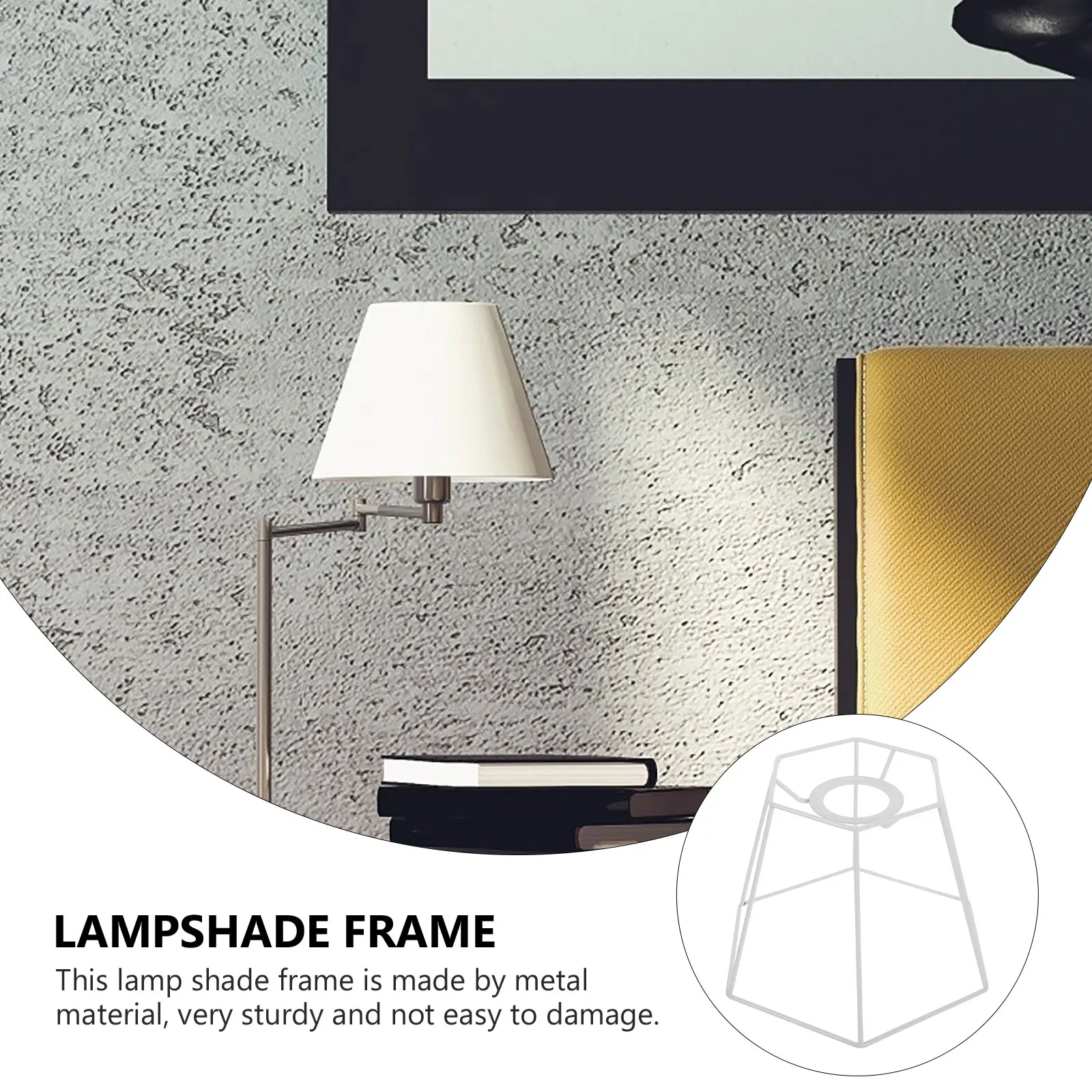 

1pcs Retro Metal Lampshade Frame Vintage Light Bulb Guard Cage for Pendant Table Floor Lamps Wire Holder Frames Classic Style