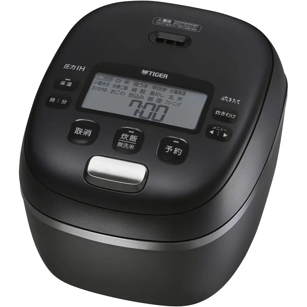 

Imported 100V 5.5-Cup Pure IH Rice Cooker with 9-Layer Earthenware Pot and Kamado Coating, Matte Black, 2024 Model