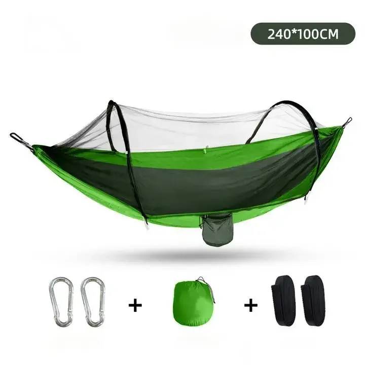 Durable Swing Feature Adult Outdoor Printing Hammock Comfortable Cotton Fabric Portable Garden Tree Straps For Camping