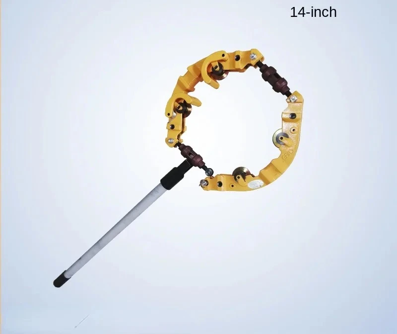 Articulated cutter 14 inch rotary manual pipe cutting