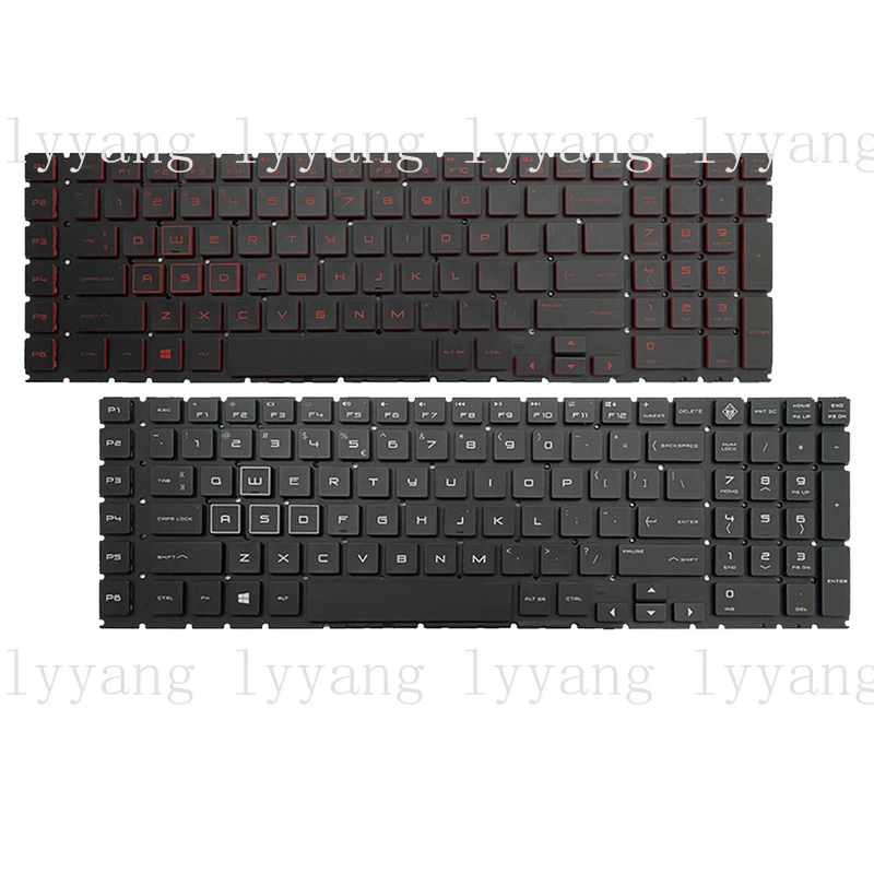 f  For HP OMEN 5 PLUS 6 Plus 17-CB TPN-C144 Laptop Keyboard Backlit Keyboard