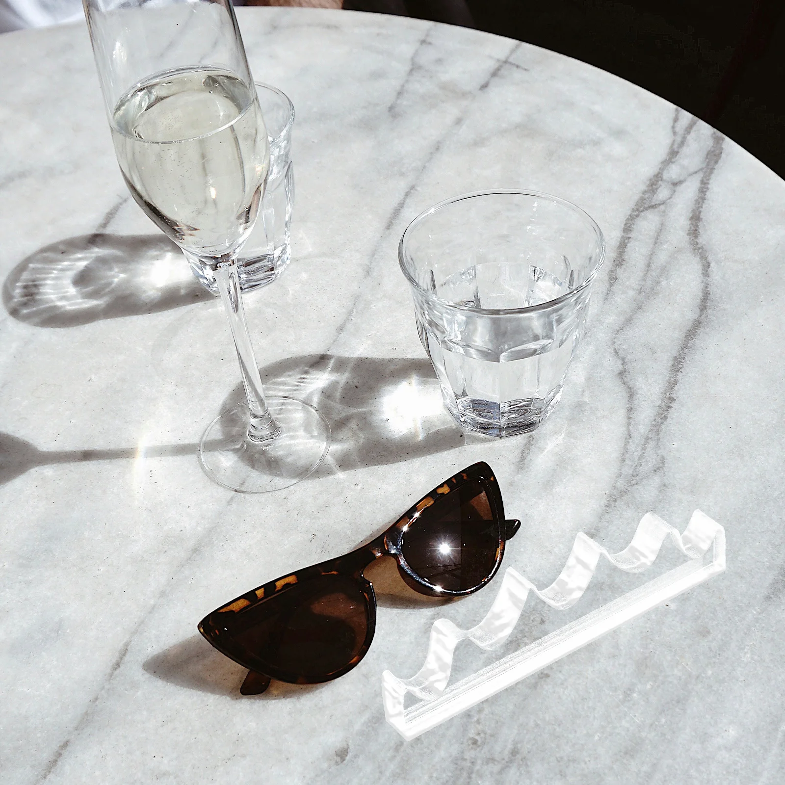 Stojak na frezy do paznokci, organizer na polerki akrylowe, uchwyt na narzędzia do zdobienia paznokci, organizer na biurko, akrylowe stojaki na akcesoria do manicure