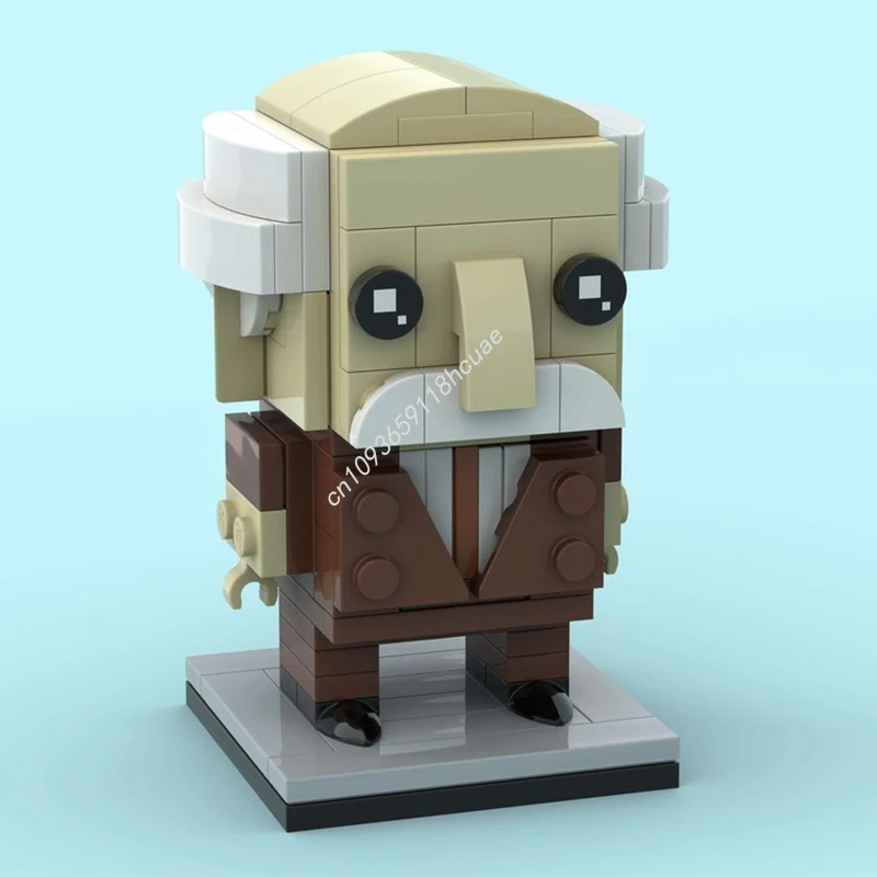 

108pcs MOC Waldorf The Muppetser Brickheadz Building Blocks Education Brick Children Kids Birthday Toy to Christmas toy Gift