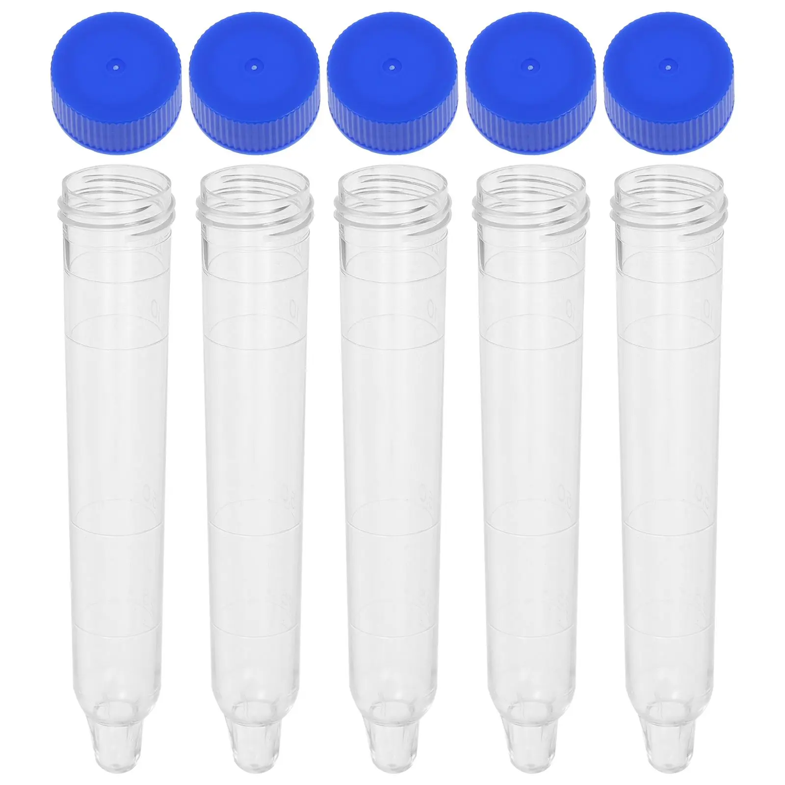 50pcs Sediment Test Tubes 12ml Screw Cap Collection Cups Sample Storage Efficient Sedimentation Accurate Measurement Transparent