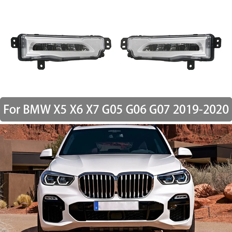 

For BMW X5 X6 X7 G05 G06 G07 2019-2020 Daytime Running Light Front Bumper Anti Fog Light 63177406365 63177406366