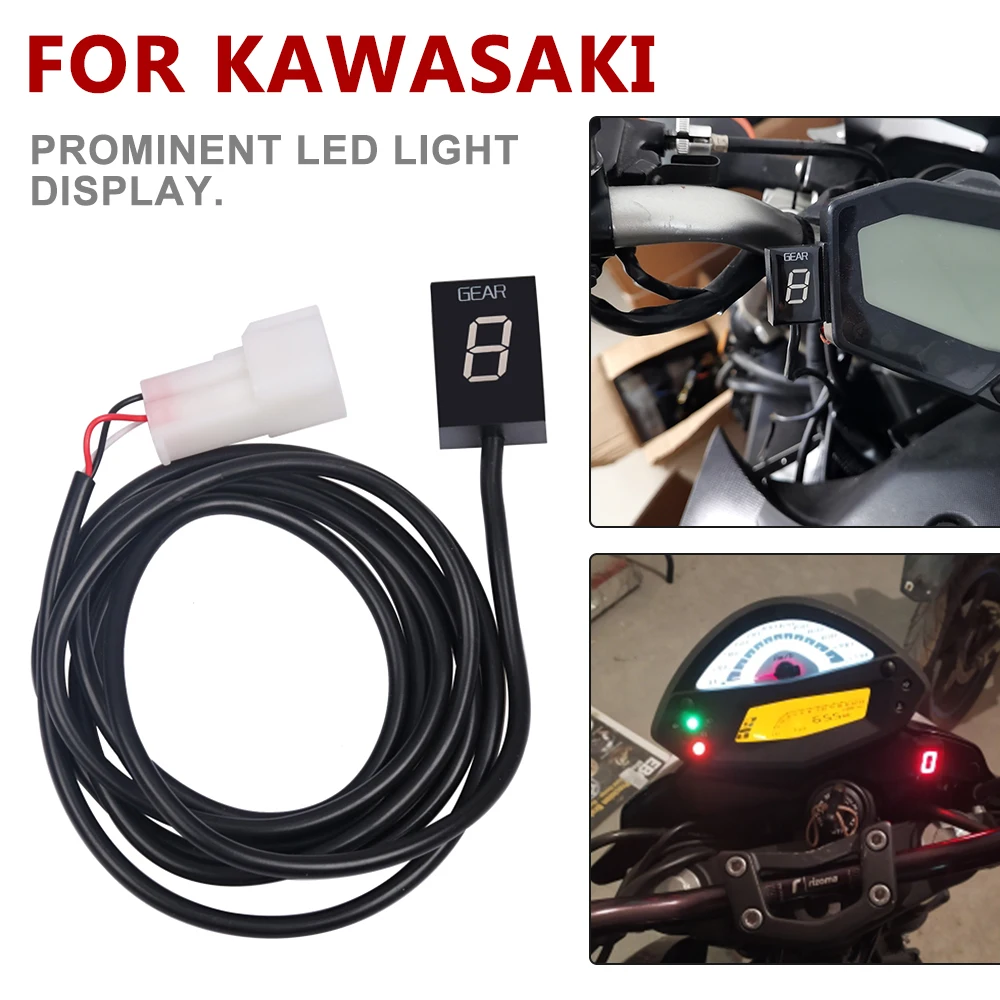 Motorcycle Gear Display Indicator For Kawasaki Z1000 Z 1000 2003 2004 2005 2006 Ecu Plug Meter