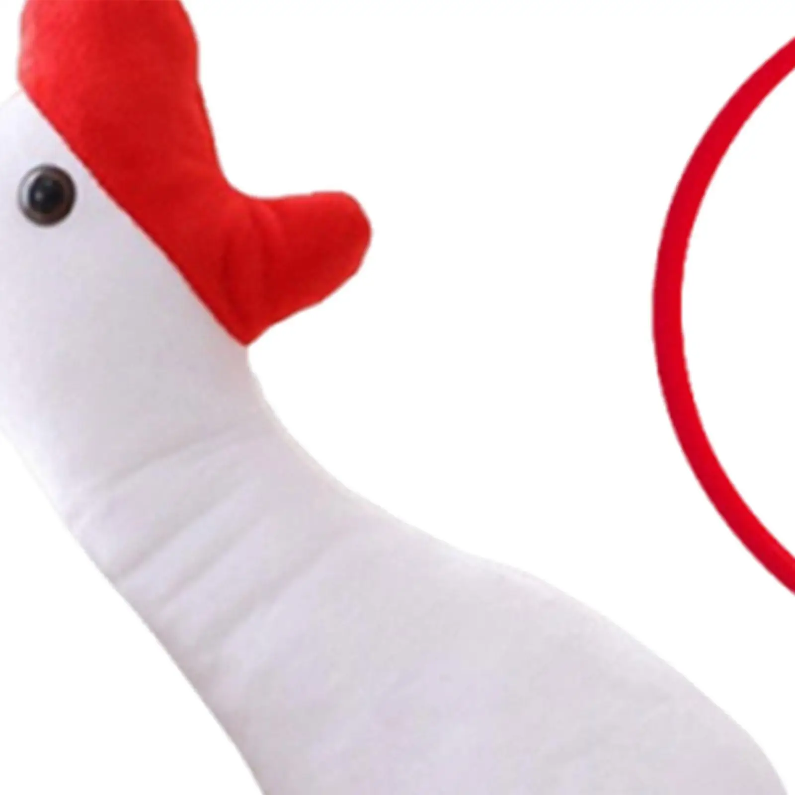 面白いガチョウの帽子 6 つのリング付き 奇抜な写真小道具 & コスチューム ヘッドギア 仮装用 ハロウィン パーティー 誕生日のお祝い