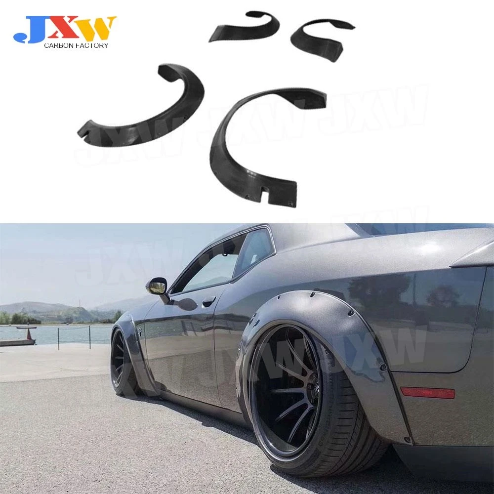 

Arch Eyebrow Stripe Car Wheel Decoration For Dodge Challenger Body Kits Wide Body Wheel Arch Modling Trims And Rear Lip Spoiler